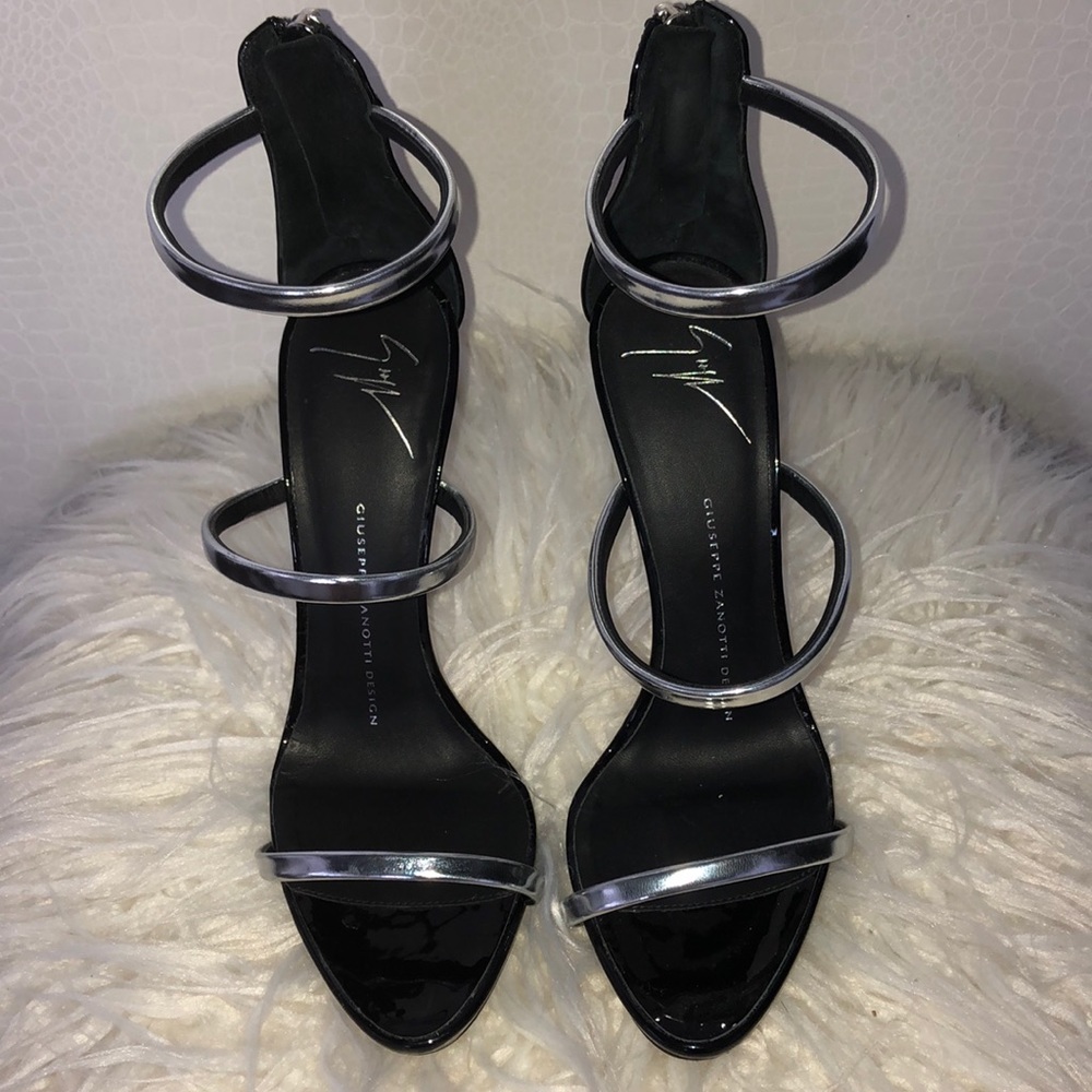Giuseppe Zanotti Patent Blk Heel
